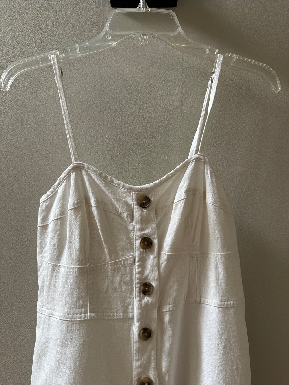 Universal Thread White Button-down dress